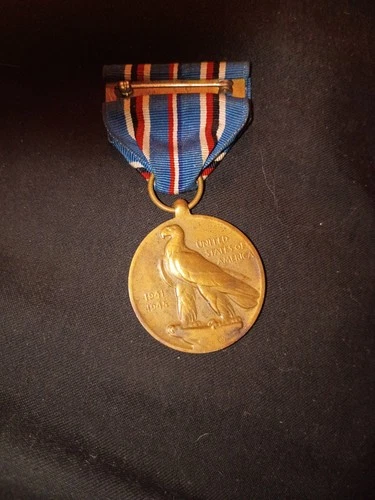 WW2 US Army Military Medal American Campaign Medal & ribbon award 1941 1945 NEW