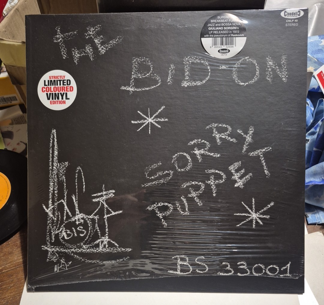 THE BID-ON - SORRY PUPPET - VINILE LP SIGILLATO SEALED COLORATO