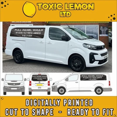Vauxhall Vivaro Mk3 Vehicle Graphics Decals -  Sign Writing - Printing Design - Image 1 of 4