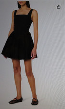 NWT Ballet Mini Dress for Women, V-Front Style, black size med. The Drop