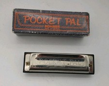 Hohner Pocket Pal Harmonica 10 Hole EXCELLENT CONDITION in Box