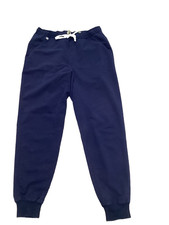 Figs Tansen Jogger Scrub Pants Mens L Navy Blue Medical Drawstring Stretch Waist