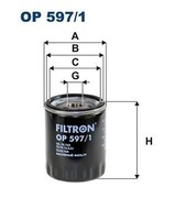 Filtron ÖLfilter OP 597/1 FüR Mazda