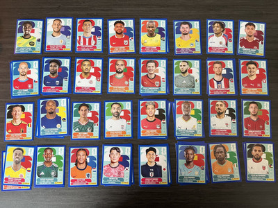 2026 Panini FIFA World Cup Stickers - BLUE BORDER / PARALLEL - Pick Your Own!