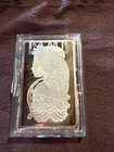 Pamp Suisse * 10oz .9999 Silver Bar * Lady Fortuna * Sealed Case * Rare * Toned
