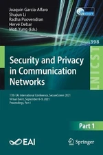 Security and Privacy in Communication Networks - 9783030900182