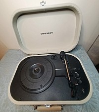 Crosley CR8009A-TU Discovery Portable Bluetooth Record Player Turntable LIGHT GR