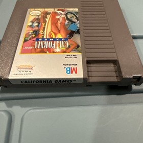 Aut&eacute;ntico Genuino NES Nintendo California Juegos Caja + Juego + Espuma