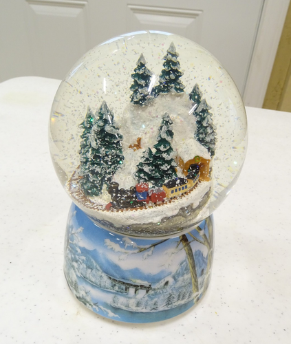 Train / Musical Snow Globe / Tested / Working / FedEx Free Shipping / MR59783_a - Picture 16 of 16