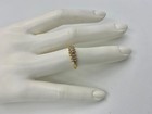 Graduated Marquise Diamond Ring Wedding Engagement Band Stack Ring 14K Gold — photo 6