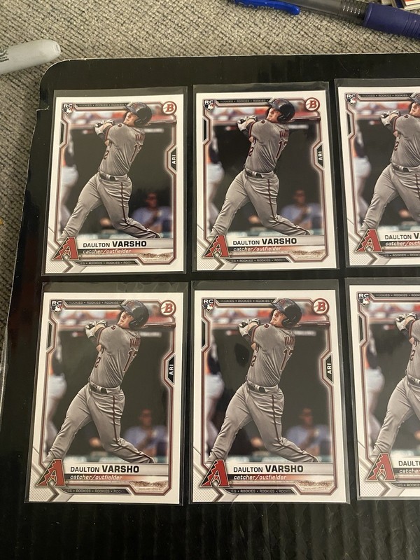 (15) Daulton Varsho lot #1 Arizona Diamondbacks W/ (7) Rookies