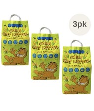 3 x Garfield Corn Cat Litter 100% Natural Biodegradable Eco Friendly - 30 Litres