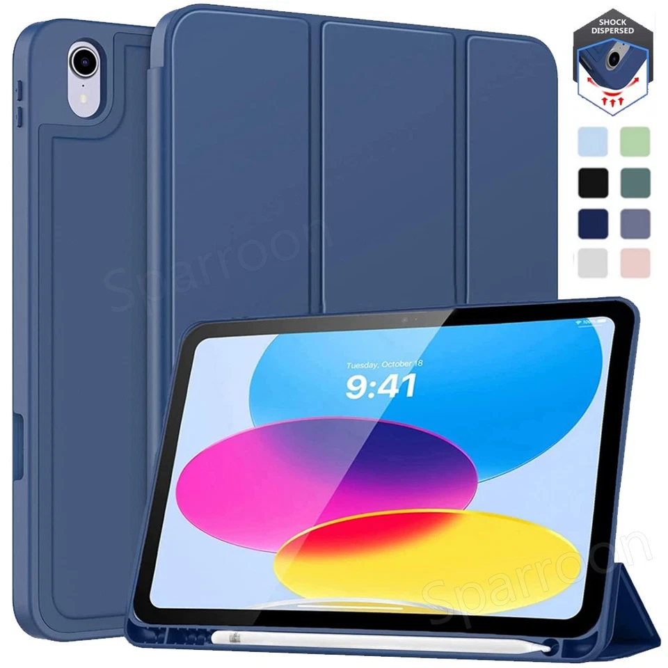 Smart Stand Case Cover For iPad 5th 6th 7th 8th 9th 10th 11th Gen & A16 Air Pro - Image 2 of 4