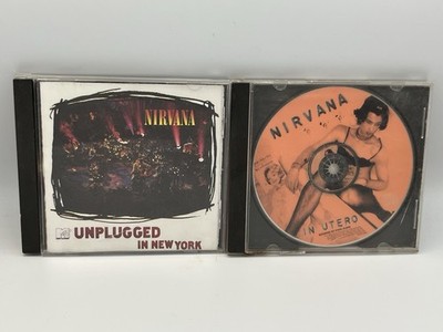 Nirvana 2 CD Lot In Utero / Unplugged