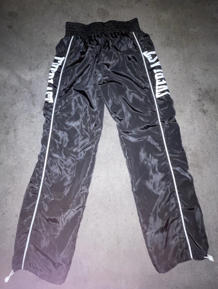 Forever 21 x Everlast Black & White High-Rise Athletic Sweatpants Size Medium  - Image 3 of 4