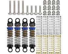 Hot Racing SXTY250GP Axial SCX30 Adjustable Aluminum Shock Dampers 25 mm 4 