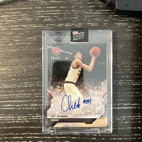 2022 Topps Now Chet Holmgren Autograph Rookie Card RC Auto /99 - Sealed