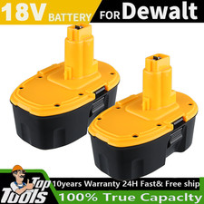 2 PACK 18V Battery For Dewalt 18 VOLT XRP DC9096 DC9098 Ni-MH DC9099 NEW