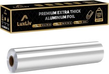 Heavy Duty 12" x 164 ft Extra Thick Aluminum Foil Roll for Kitchen Professionals
