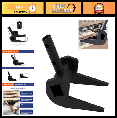 #ad #ad Heavy Duty Pallet Buster Tool Industrial Pry Bar for Deck Board Removal amp; Demo $47.99