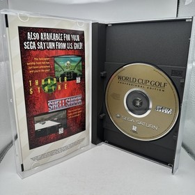 World Cup Golf Professional Edition Sega Saturn 1996 CIB Complete Manual Reg Car