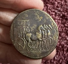 ROMAN. TIBERIUS (14-37 A.D). BRASS SESTERTIUS.