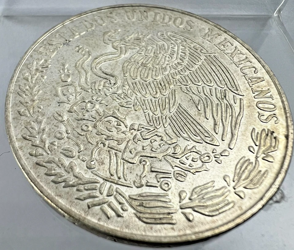 1972 Mexico 25 Pesos Reverse Close Up