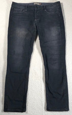 Paige Premium Skyline Ankle Peg Women's Jeans Low-Rise WA069 Coal Black Wash s30