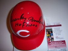 SPARKY ANDERSON CINCINNATI REDS,HOF 2000 JSA/COA SIGNED MINI HELMET