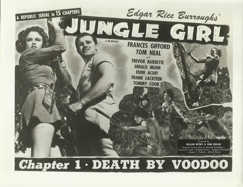 FRANCES GIFFORD & TOM NEAL in "Jungle Girl" Original Vintage Photograph 1941