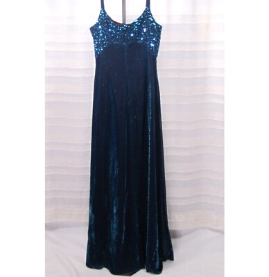 green emerald velvet dress Shiny Satin Long Prom Dress with Pockets, Dark Teal FD1795 – Viniodress main image 1
