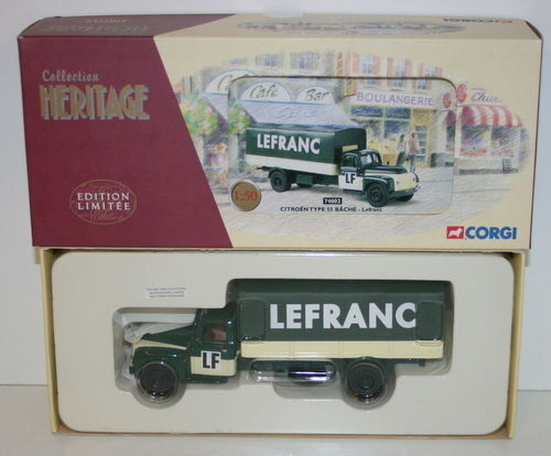 Corgi Heritage Échantillon Modèle Vierge Certificat Citroen
