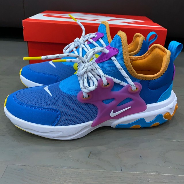 nike react presto yellow multi