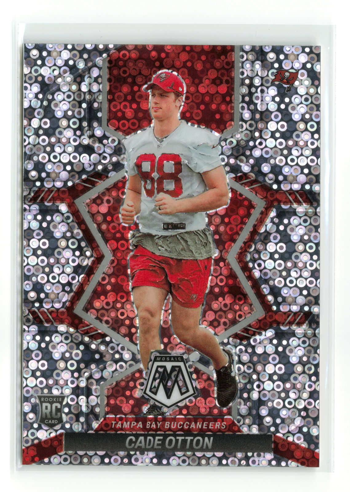CADE OTTON #361 2022 PANINI MOSAIC BUCCANEERS RC NO HUDDLE