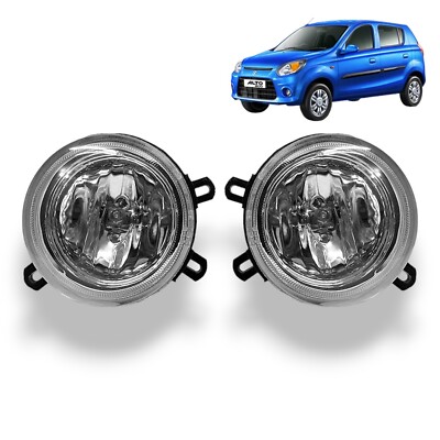 Globex GL-113 Fog Light Lamp Assembly Maruti Suzuki Alto 800 (With Bulb)