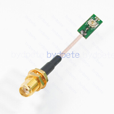 RG178 U.fl IPX To RP-SMA Female Jack Pigtail Cable – Male Pin, Low Loss, Wireless