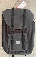 Bolso Mochila Herschel Supply Co "Little America" Gris Negro Rayas 10014-05579