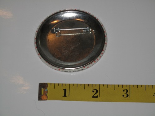 Vintage Rare "Cowlifornia Udderly Awesome!" 2 1/2" Pinback Button - Picture 2 of 2