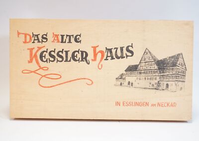 Vintage Holzbox Utensilio Das alte Kessler Haus in Esslingen am Neckar