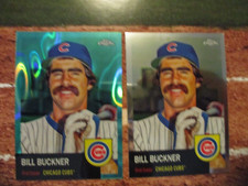 Bill BUCKNER 2022 Topps Chrome Platinum Aqua Green Refractor &Base /299 Cubs 422