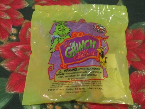 NIP~WENDY'S KIDS MEAL TOY~DR. SEUSS~HOW THE GRINCH STOLE CHRISTMAS~MAX ORNAMENT~ - Picture 2 of 12