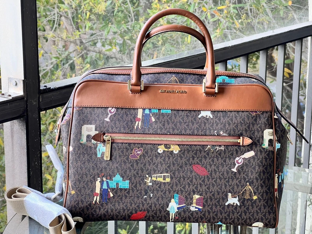 Michael Kors Jet Set Travel in Signature Coated Monogram