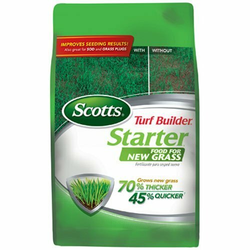 Scotts Turf Builder Lawn Fertilizer Starter Food for New Grass, 1,000