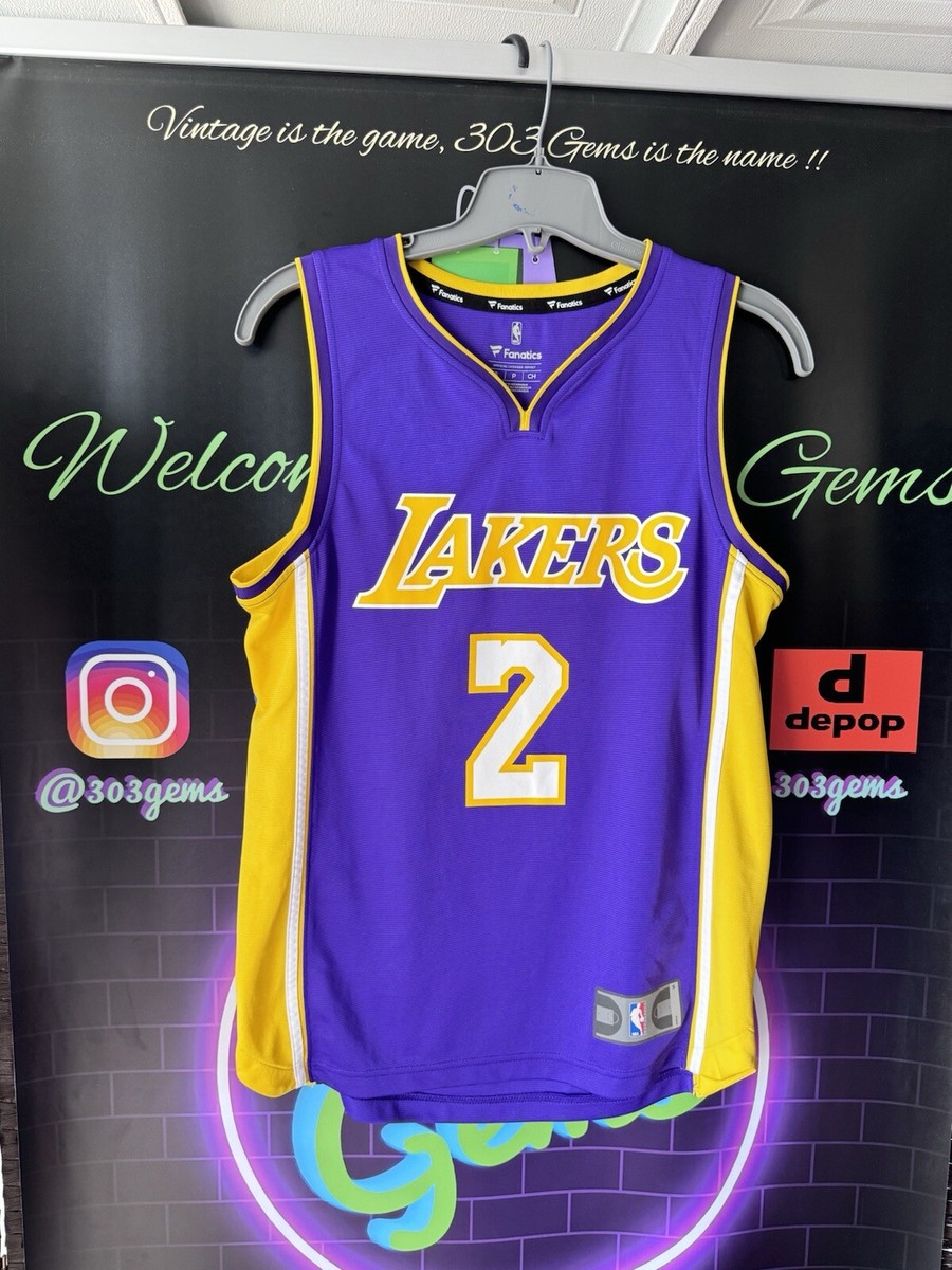 そら様２つNBA Lakers 24番ブルズ23番Lサイズ Authentic Lonzo Ball #2 Los Angeles Lakers NBA Basketball