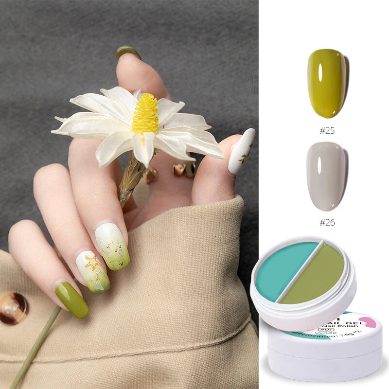 Water-base Nail Polish 2 in 1 Bright Color Free Baking Long Lasting & Fast  Drying Nail Art Starter | Fruugo NO