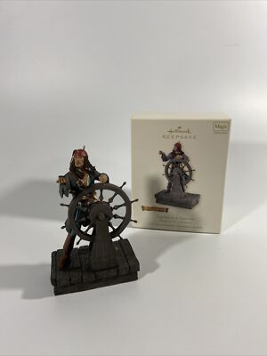 Captain Jack Sparrow Pirates of the Caribbean Magic Sound Hallmark Ornament 2008