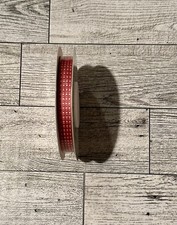 Stampin' Up Ribbon Satin Stitched 3/8" wide - Primrose Petals