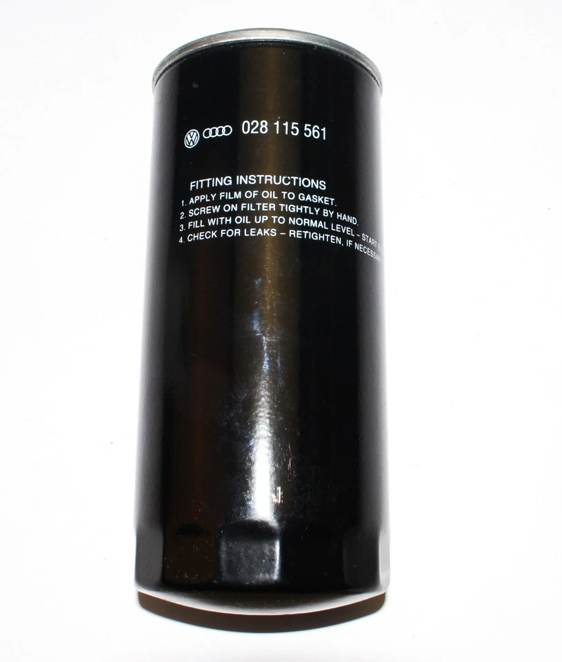 Filtro de aceite motor diésel original Audi 80 92-96 028115561 Foto 2 de 4