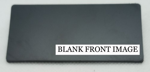 Reusable Name Badge 1.5" x 3" Blank Thick Plastic w/Magnet Fastener 100-Pack - Picture 2 of 4
