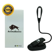 100 LED Reading Book Light W/ Flexible Clip USB Rechargeable Lamps For Reader